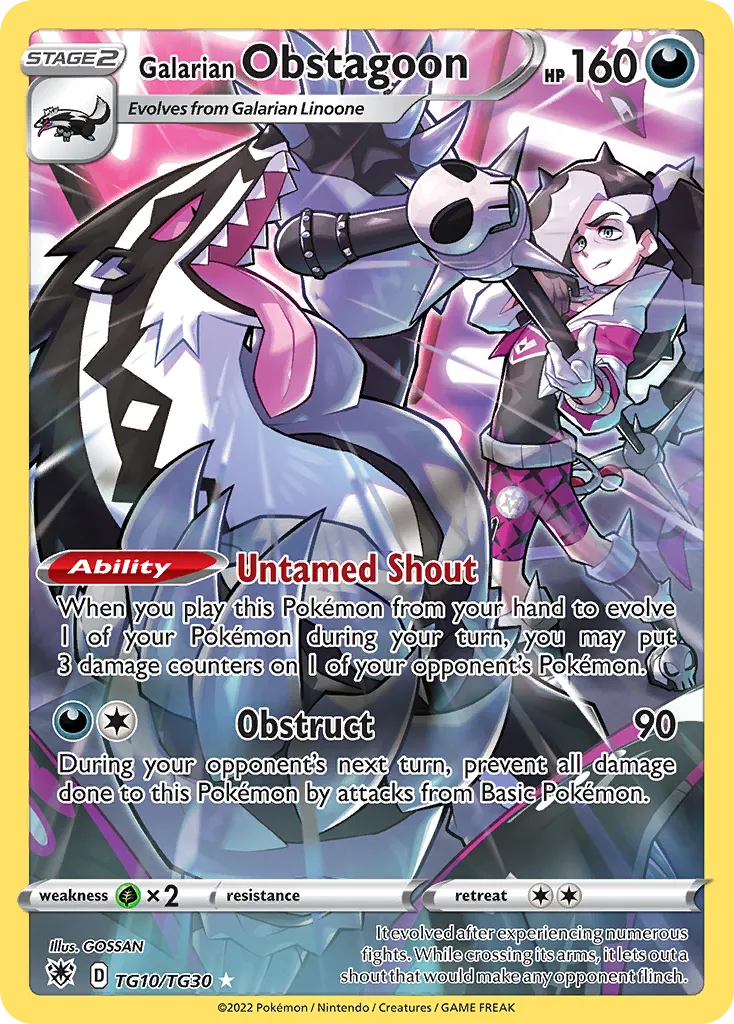 Galarian Obstagoon card image