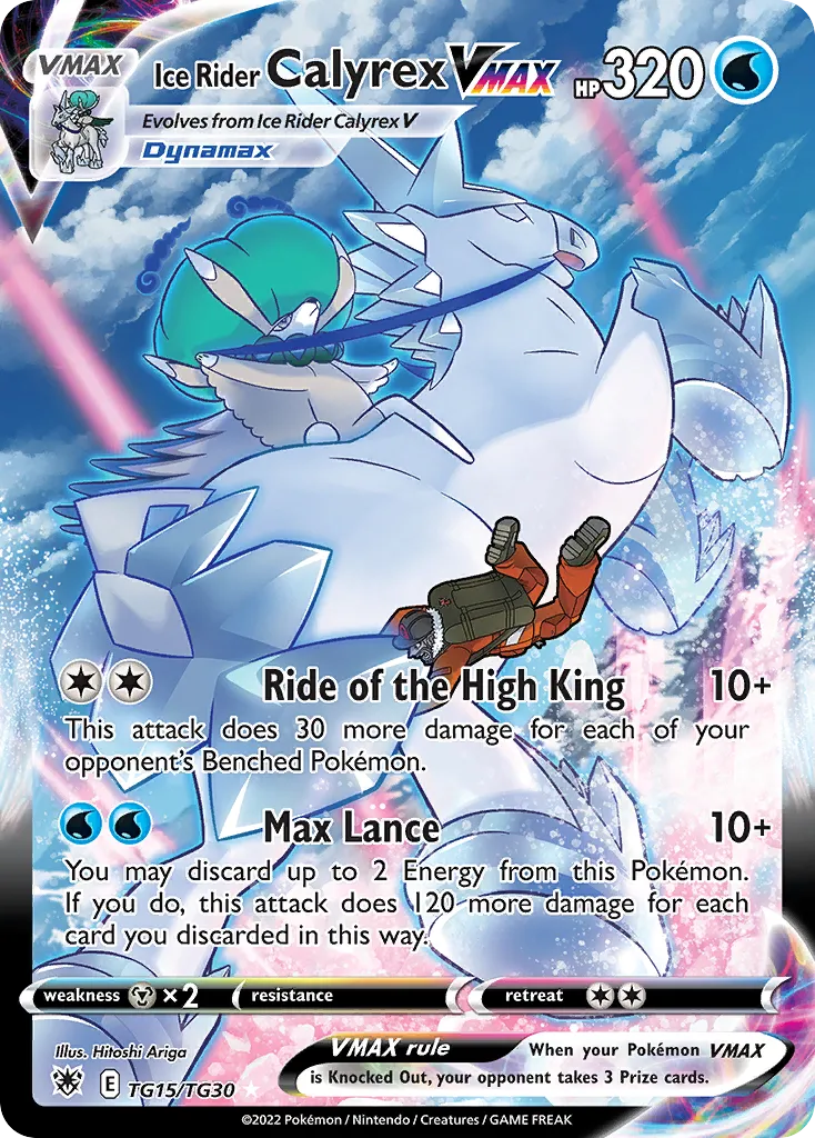 Ice Rider Calyrex VMAX card image