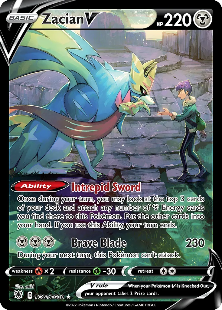Zacian V #TG21 card image