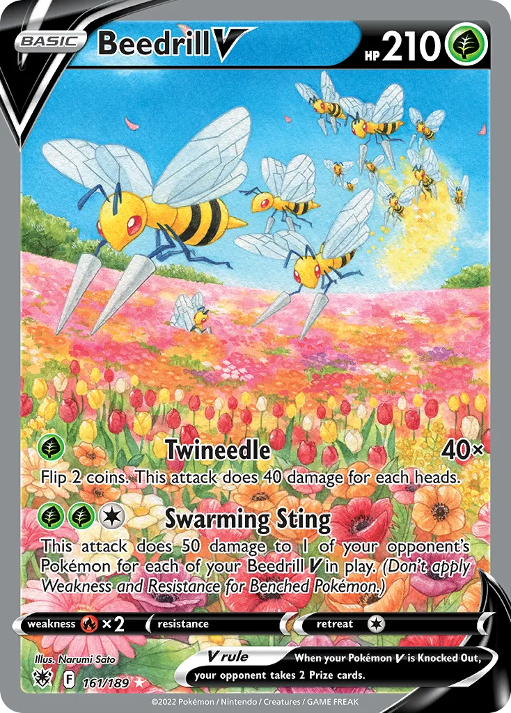 Beedrill V #161 card image
