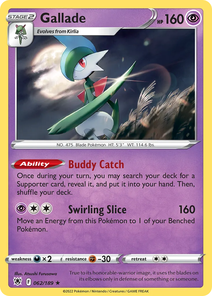 Gallade card image