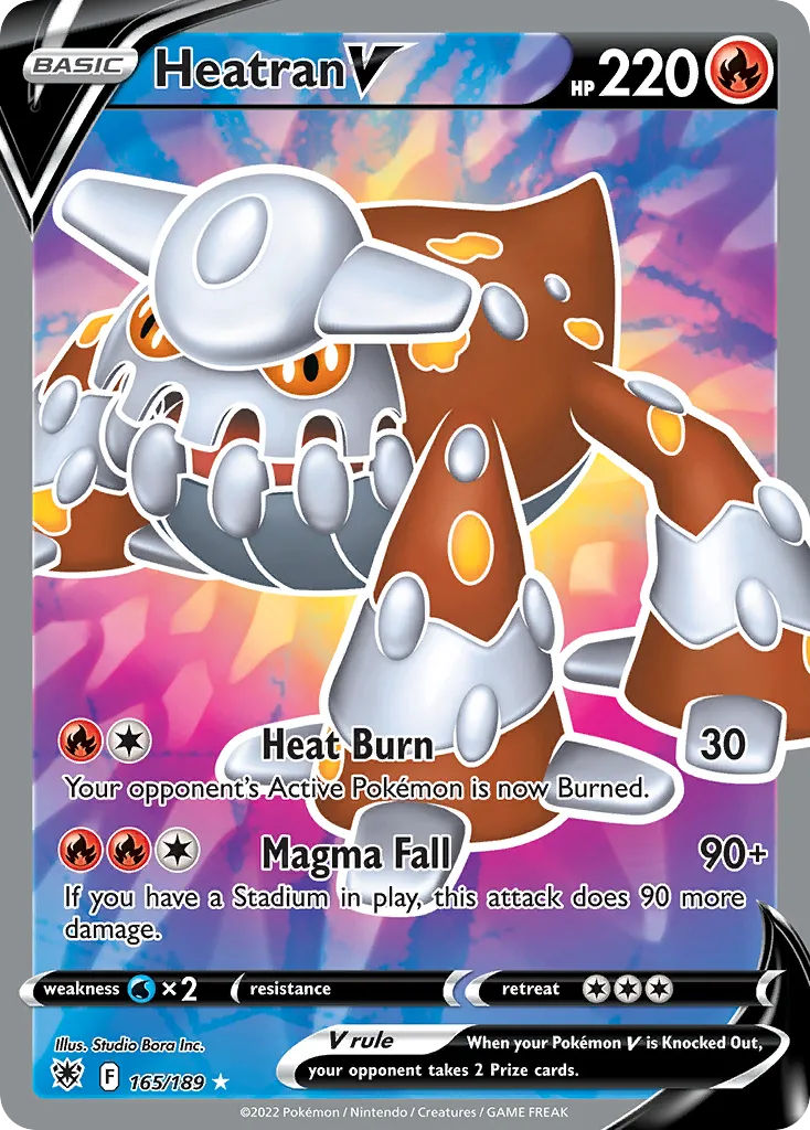 Heatran V Astral Radiance #165 card image