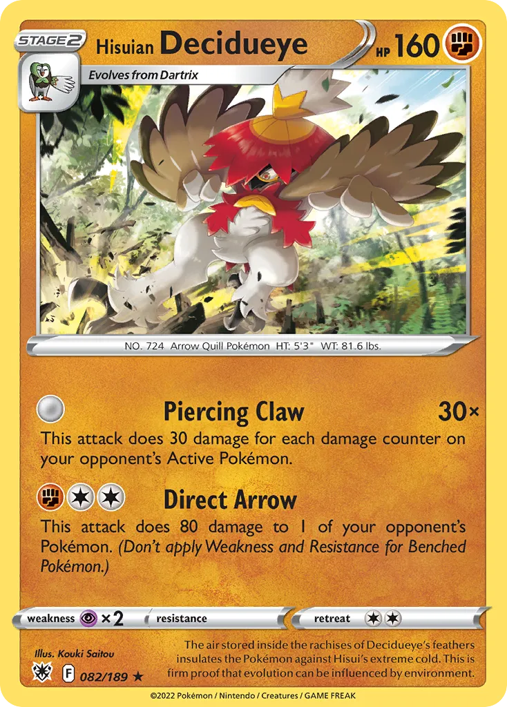 Hisuian Decidueye card image