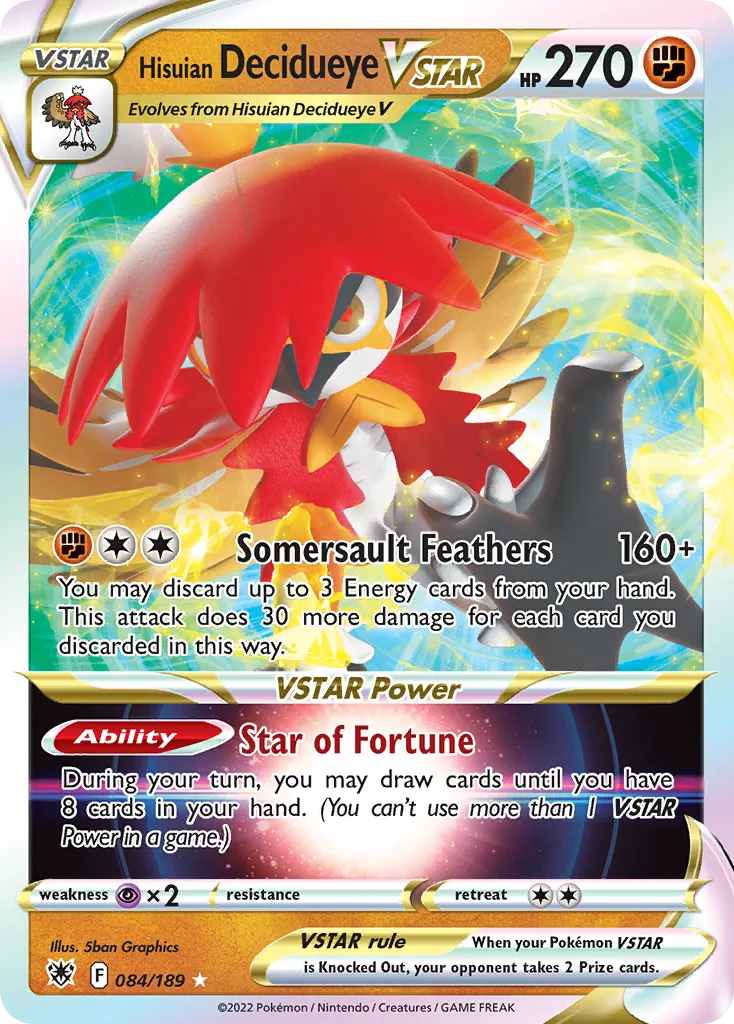 Hisuian Decidueye VSTAR card image