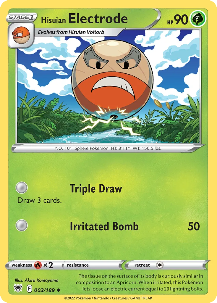 Hisuian Electrode card image