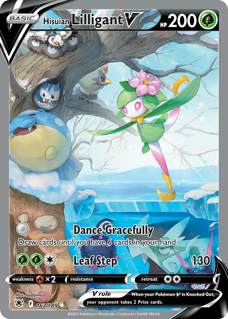Hisuian Lilligant V #163 card image