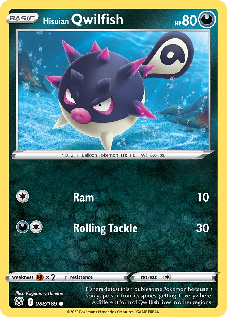 Hisuian Qwilfish card image