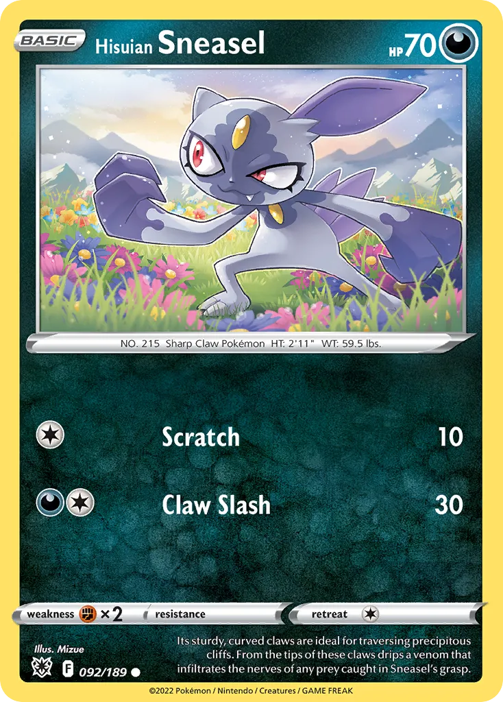 Hisuian Sneasel card image