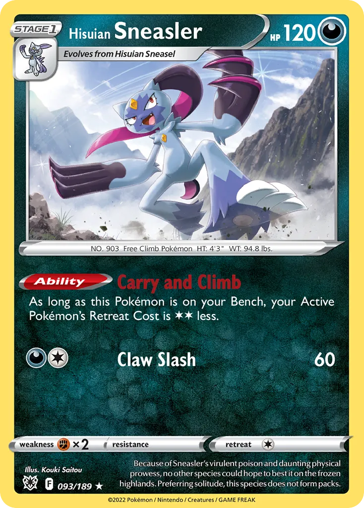 Hisuian Sneasler card image