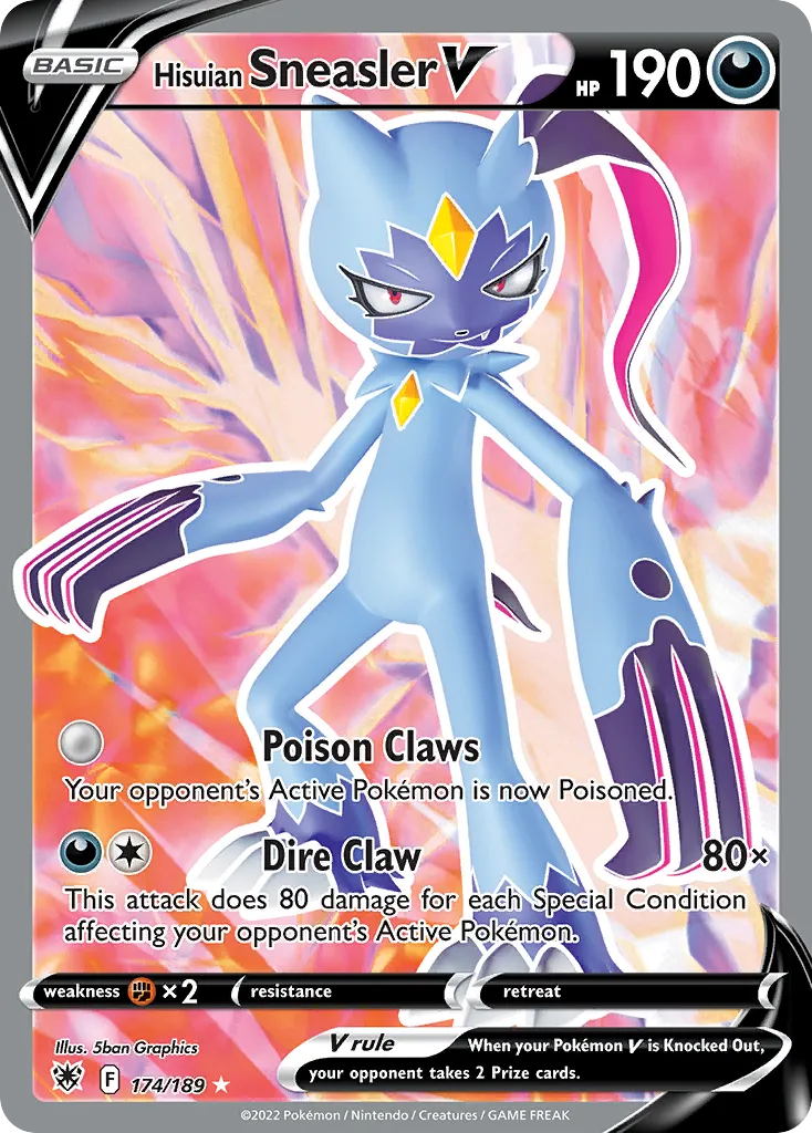 Hisuian Sneasler V card image