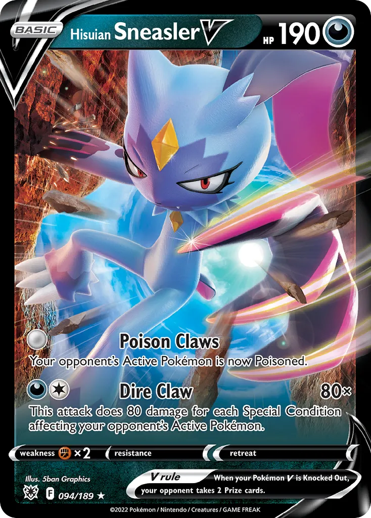 Hisuian Sneasler V card image