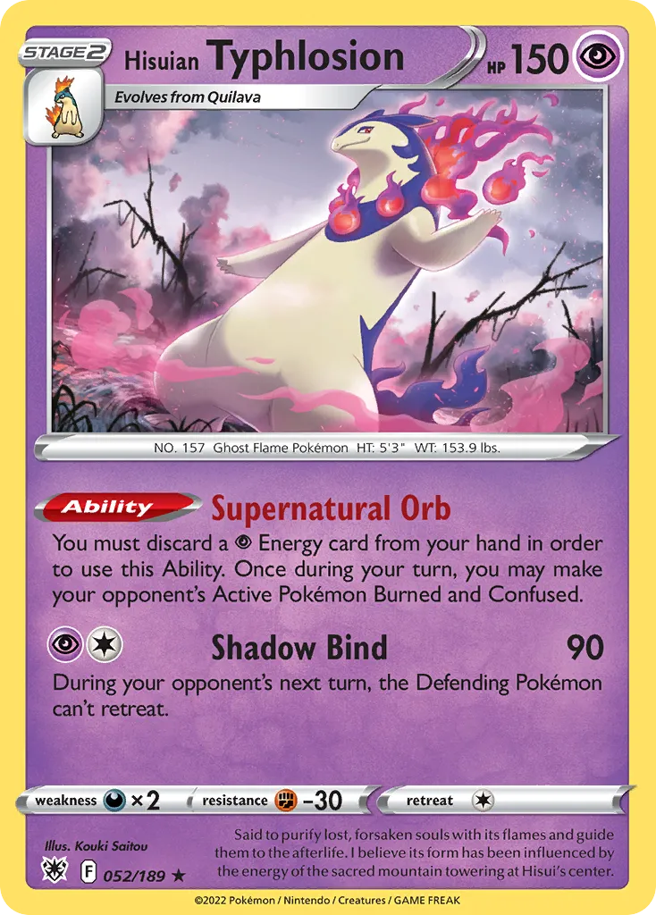 Hisuian Typhlosion card image