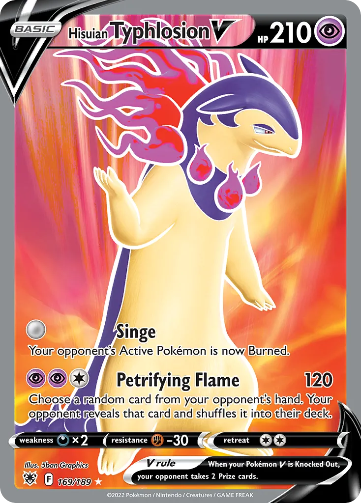 Hisuian Typhlosion V card image