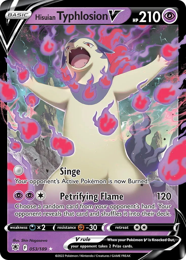 Hisuian Typhlosion V card image