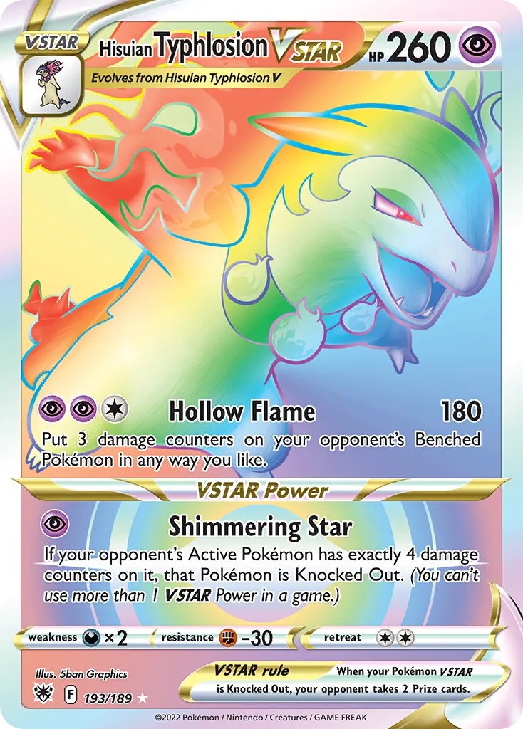 Hisuian Typhlosion VSTAR card image