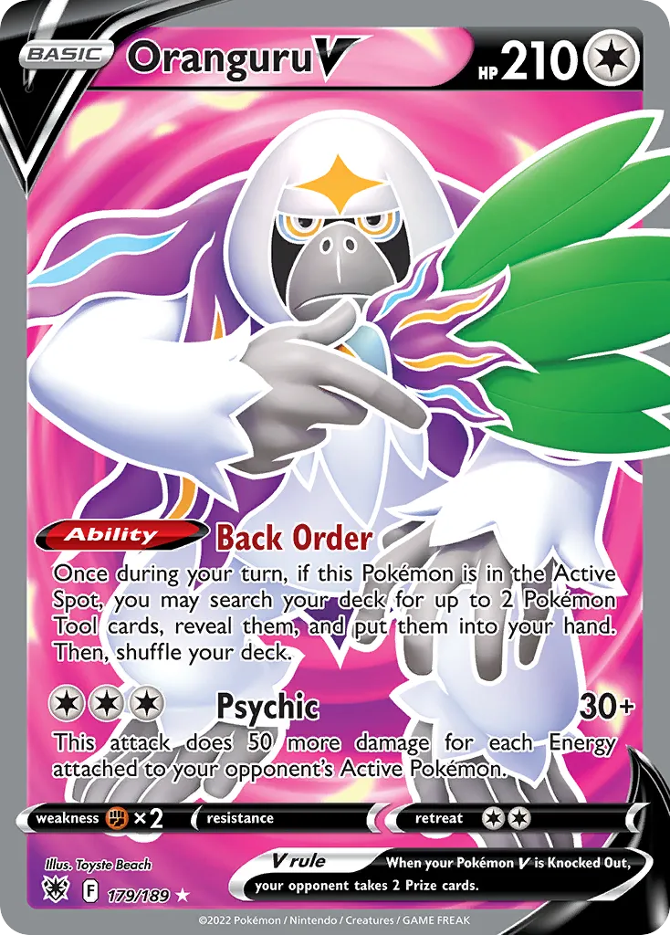Oranguru V Astral Radiance #179 card image