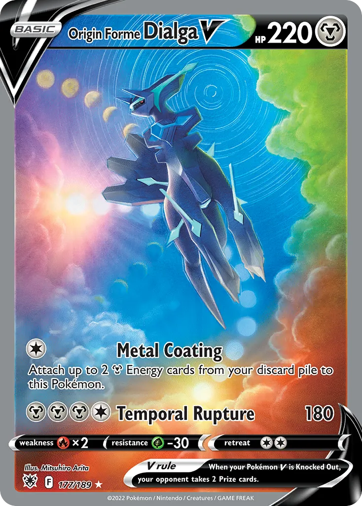 Origin Forme Dialga V #177 card image