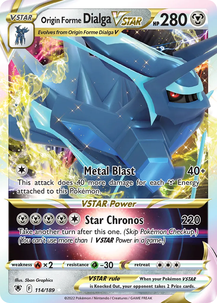 Origin Forme Dialga VSTAR card image