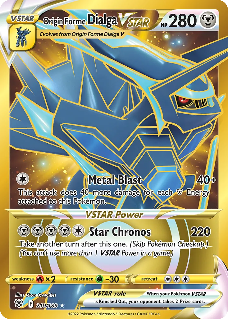 Origin Forme Dialga VSTAR card image