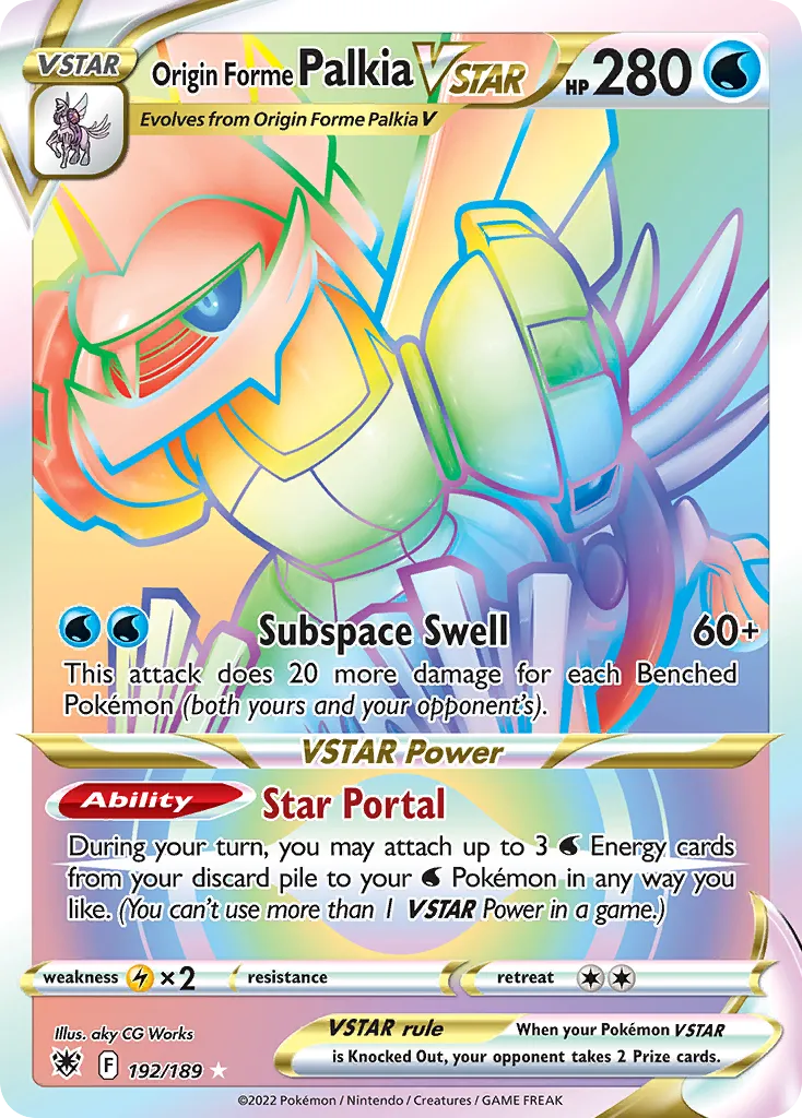 Origin Forme Palkia VSTAR card image