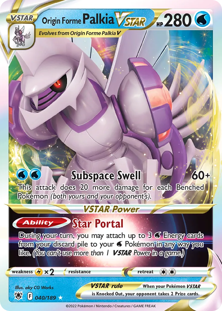 Origin Forme Palkia VSTAR card image