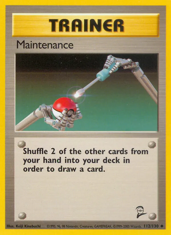Maintenance card image