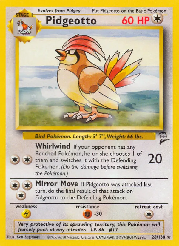 Pidgeotto card image