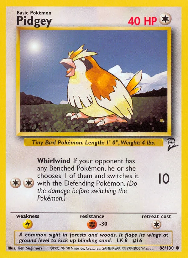 Pidgey card image