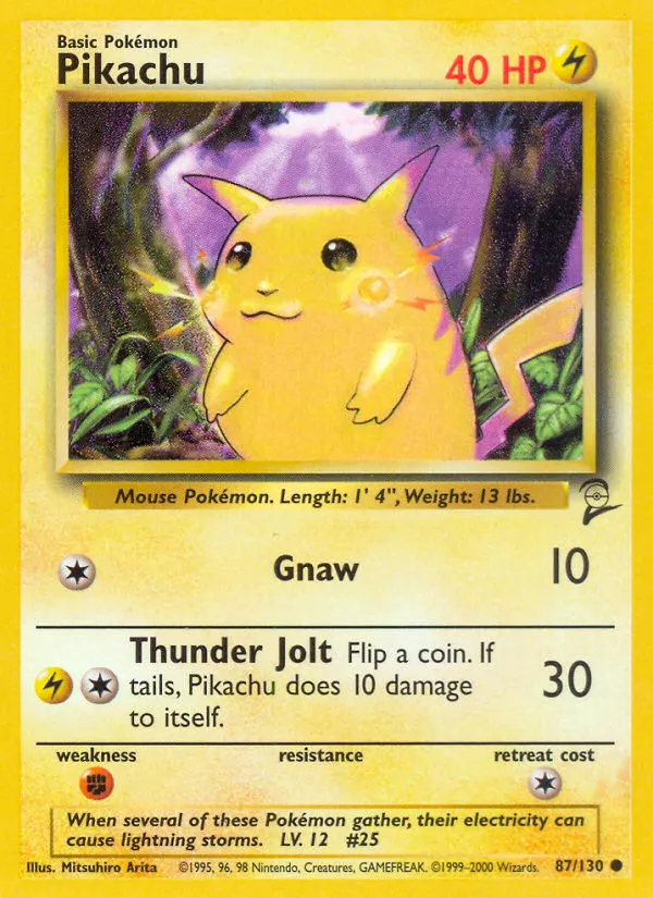 Pikachu card image