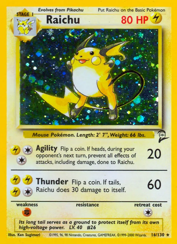 Raichu #16 card image
