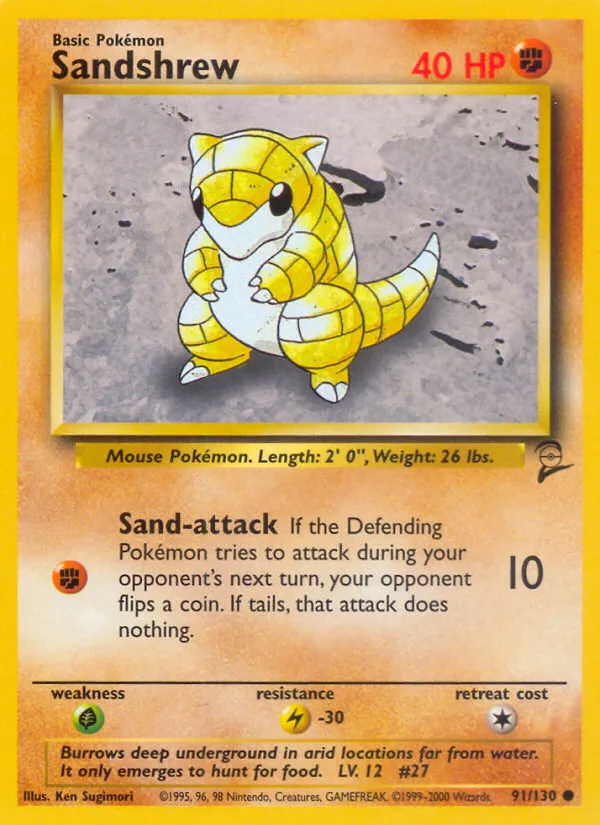 Sandshrew card image