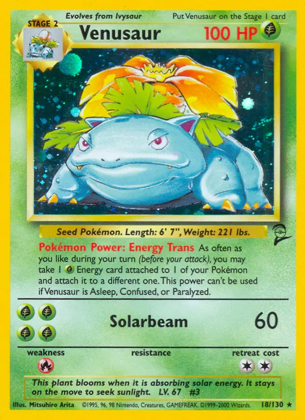 Venusaur #18 card image