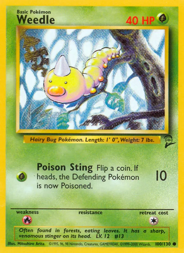 Weedle card image