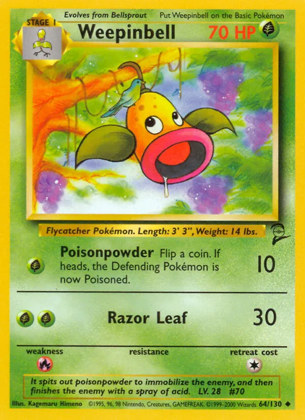 Weepinbell card image