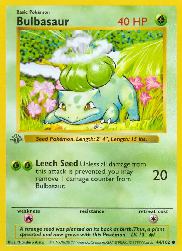 Bulbasaur card image
