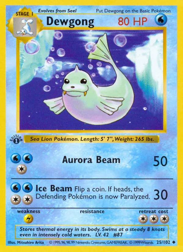 Dewgong card image