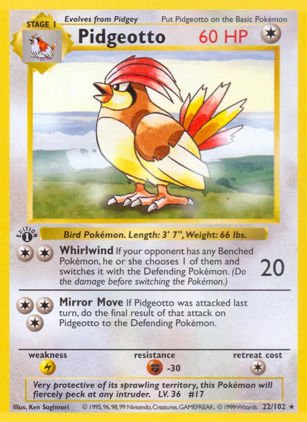 Pidgeotto card image