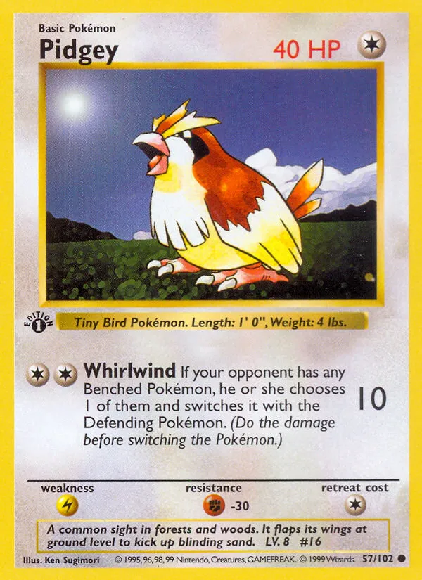 Pidgey card image