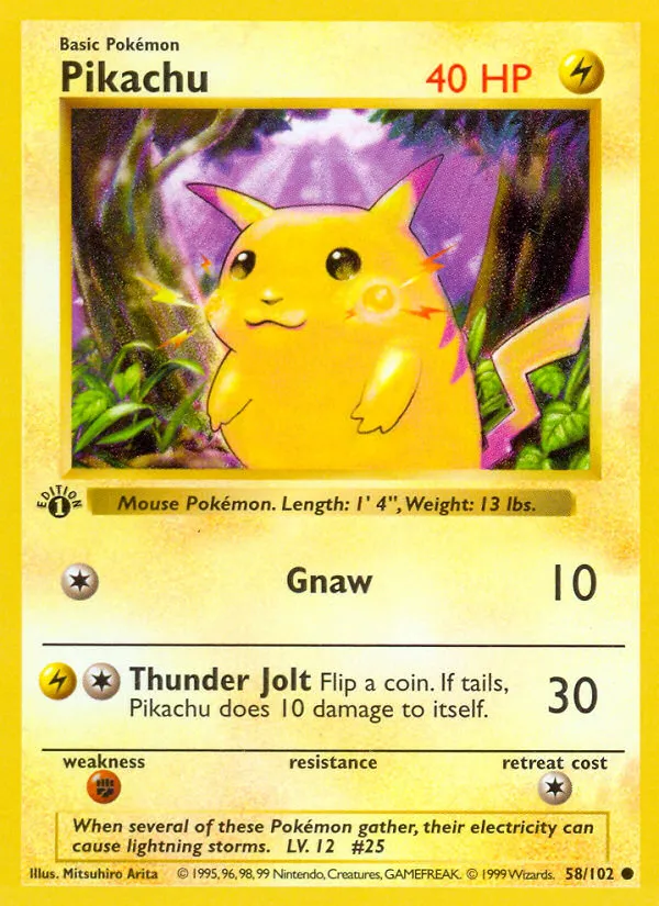 Pikachu card image