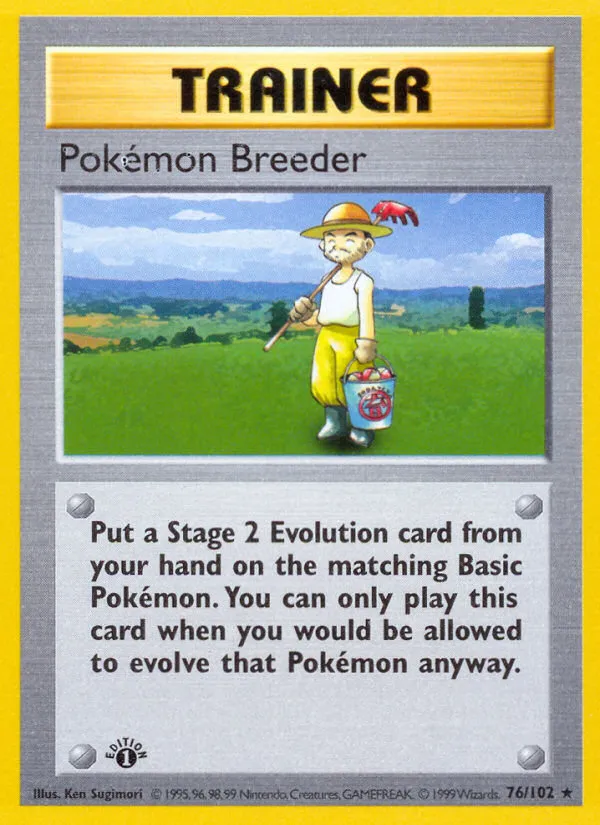 Pokemon Breeder card image