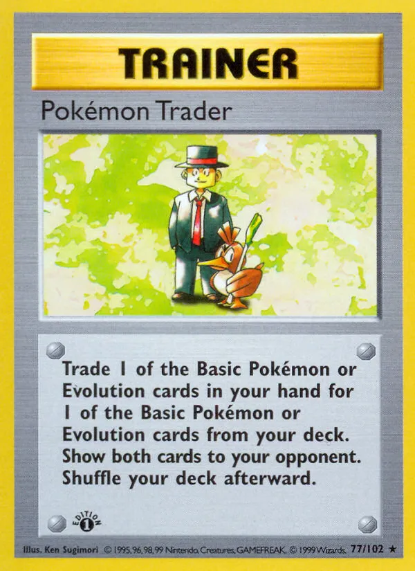 Pokemon Trader card image