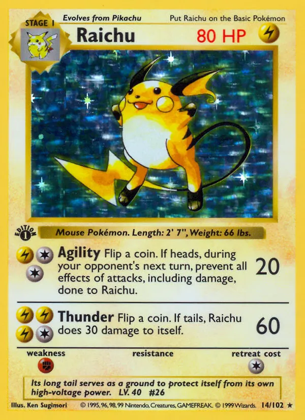 Raichu #14 card image