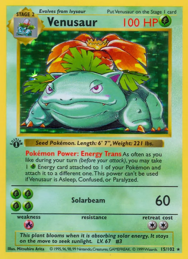 Venusaur #15 card image