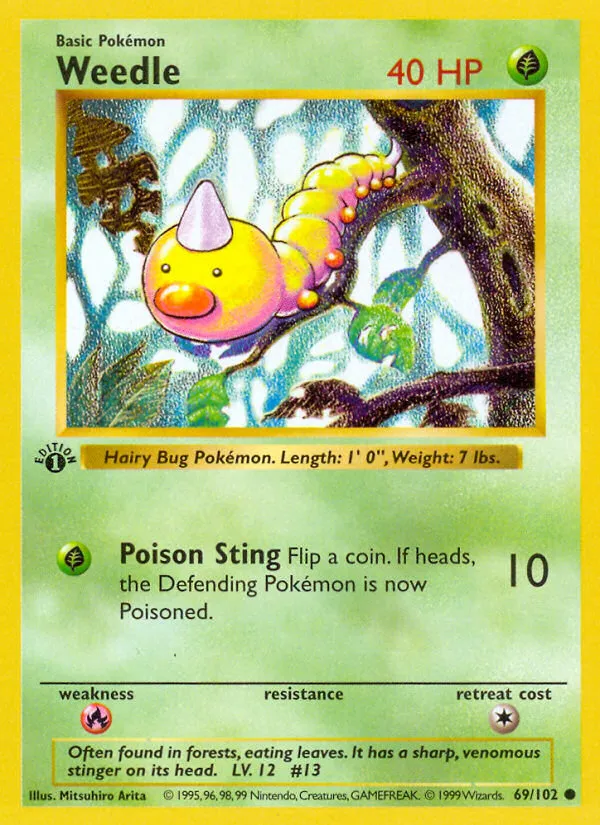 Weedle card image