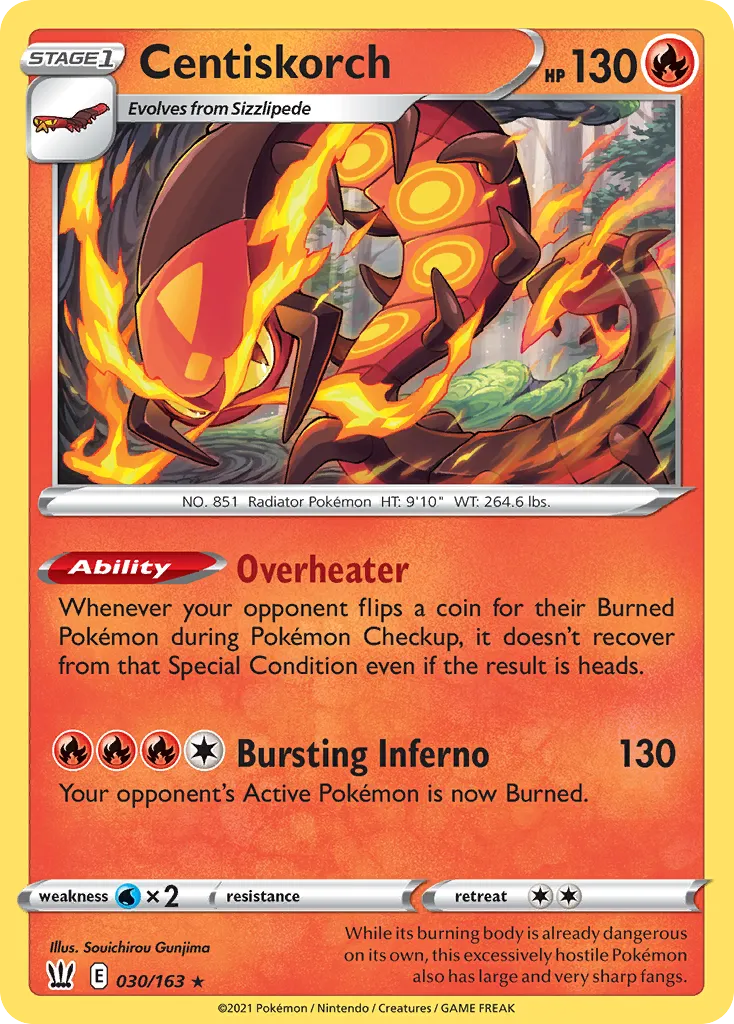 Centiskorch card image