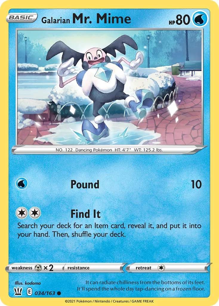 Galarian Mr. Mime card image