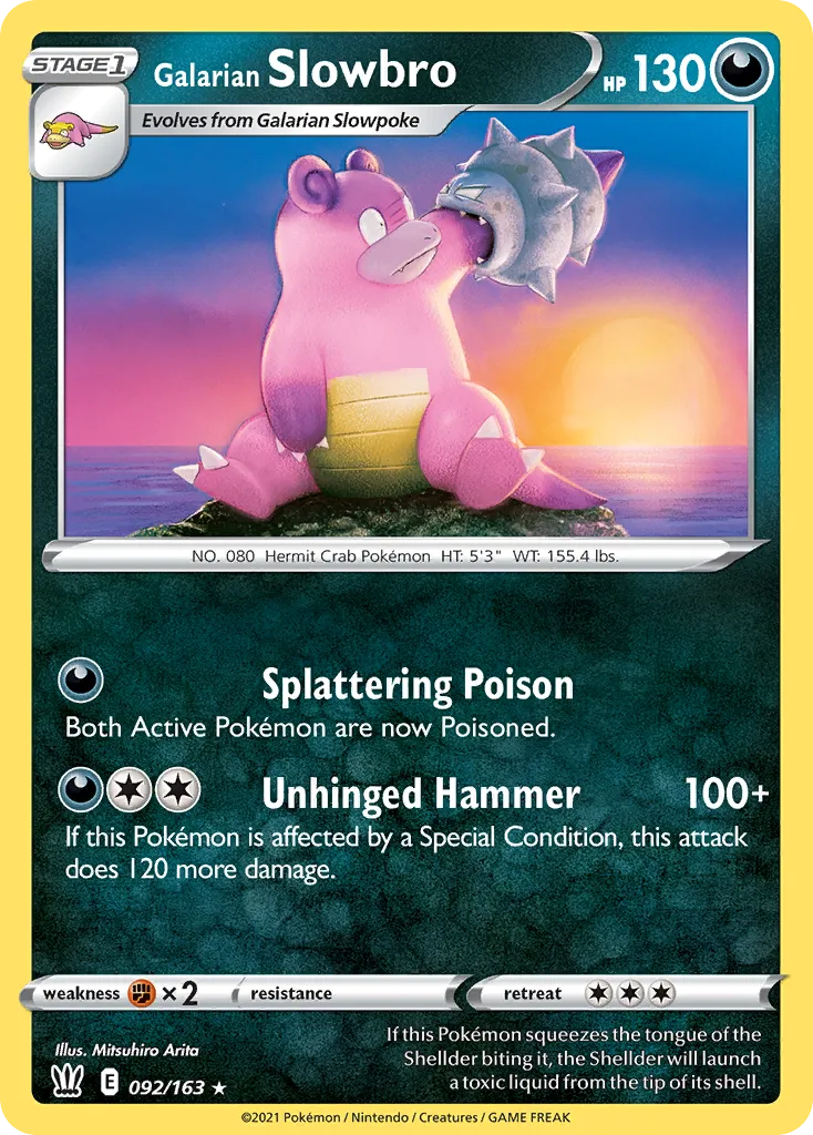 Galarian Slowbro card image
