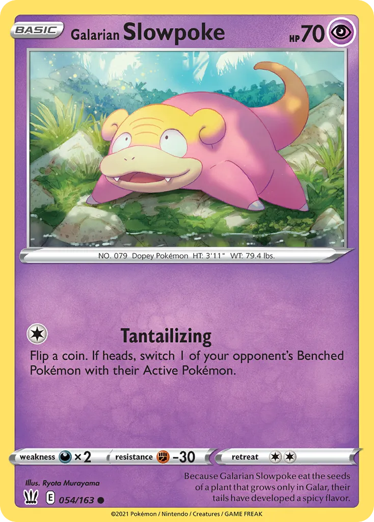 Galarian Slowpoke card image