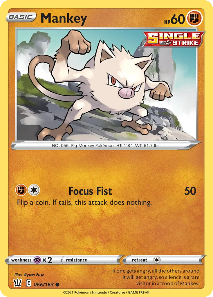 Mankey card image
