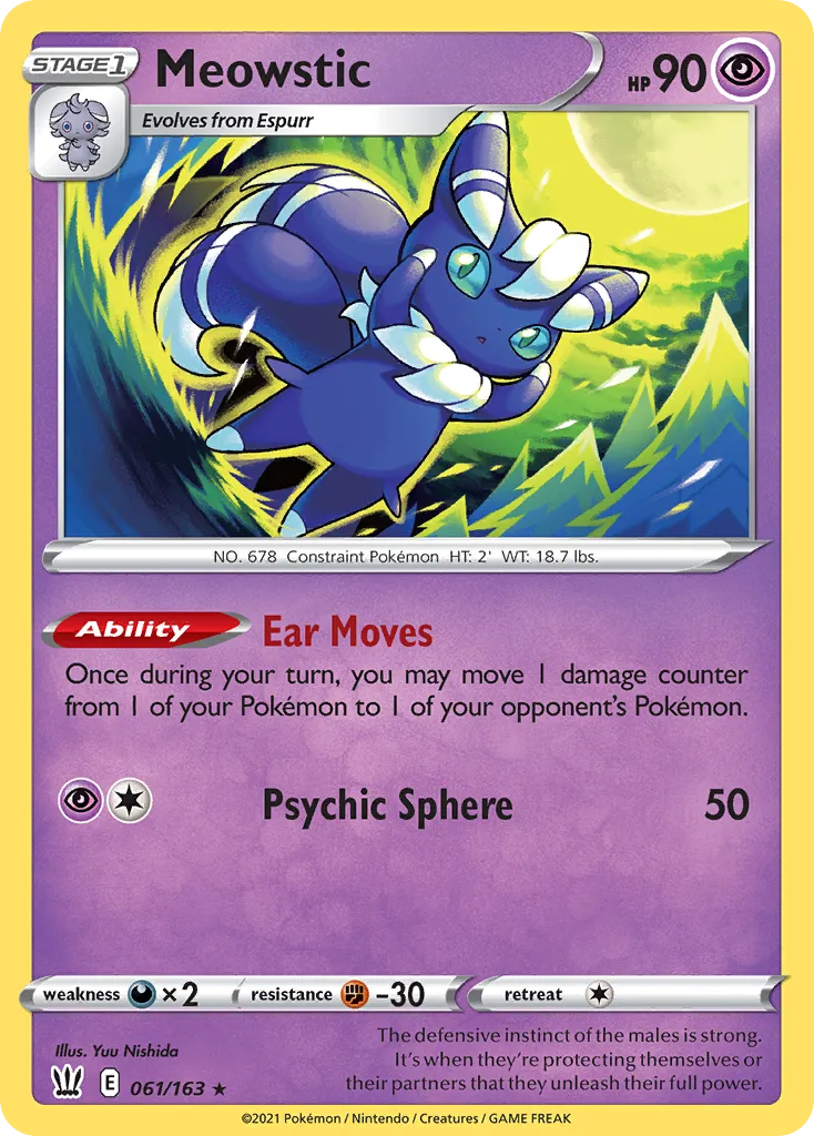 Meowstic card image